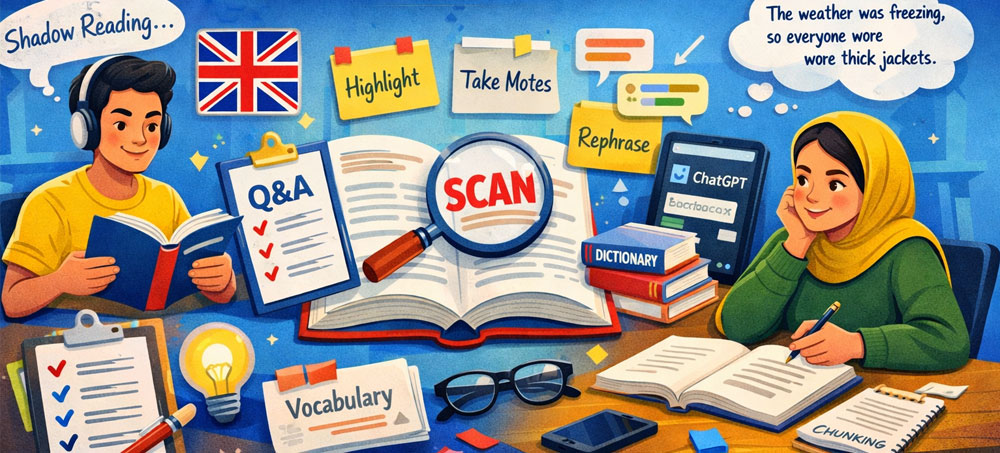 چطور کتاب‌های انگلیسی را راحت‌تر بخوانیم؟